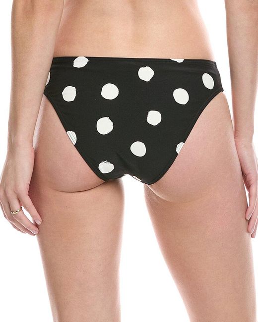 Kate Spade Black High-Cut Bikini Bottom