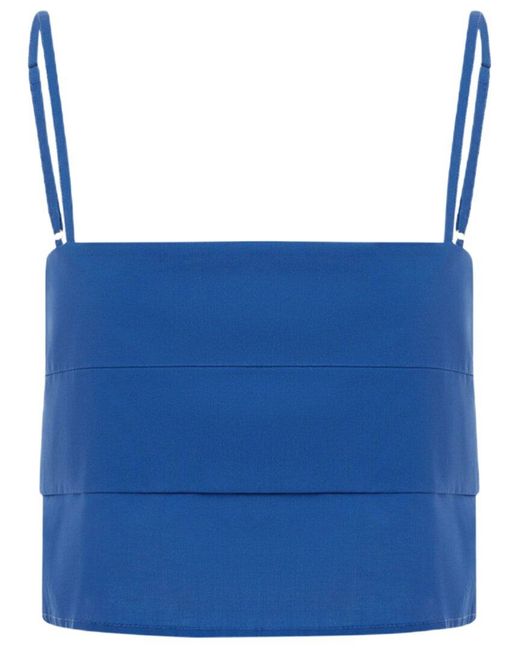 Bird & Knoll Blue Lupi Top