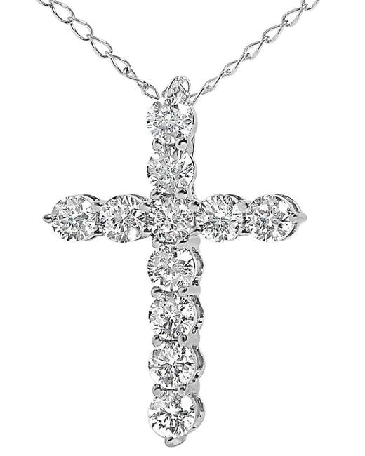 Haus of Brilliance White 14K 0.50 Ct. Tw. Lab-Grown Diamond Pendant Necklace