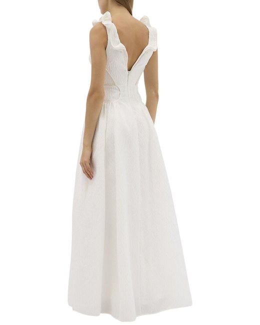 Rachel Gilbert White Celia Gown