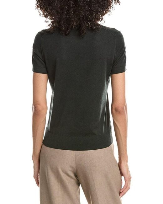 Theory Black Basic Wool T-Shirt