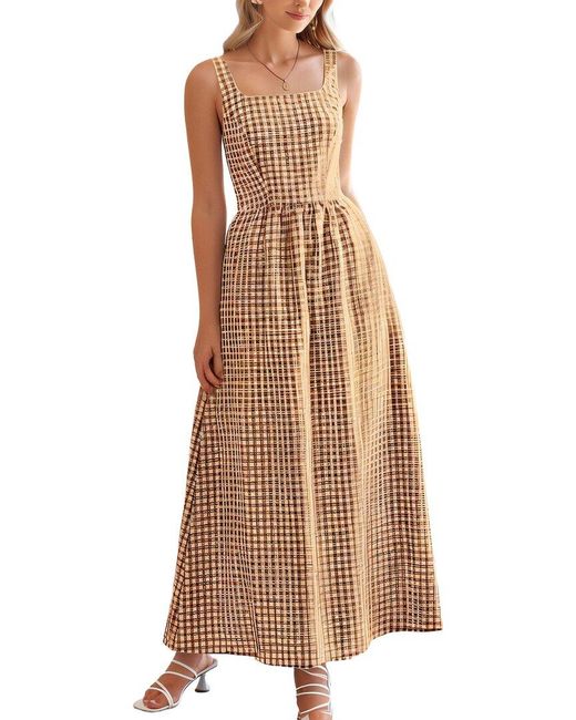 Tedora Natural Maxi Dress