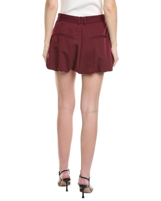Madison Miles Red Mini Skirt