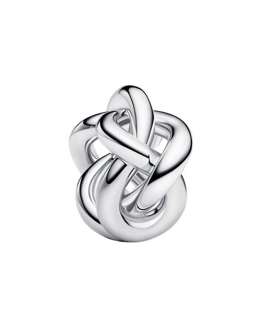Pandora White Moments Infinity Knot Charm