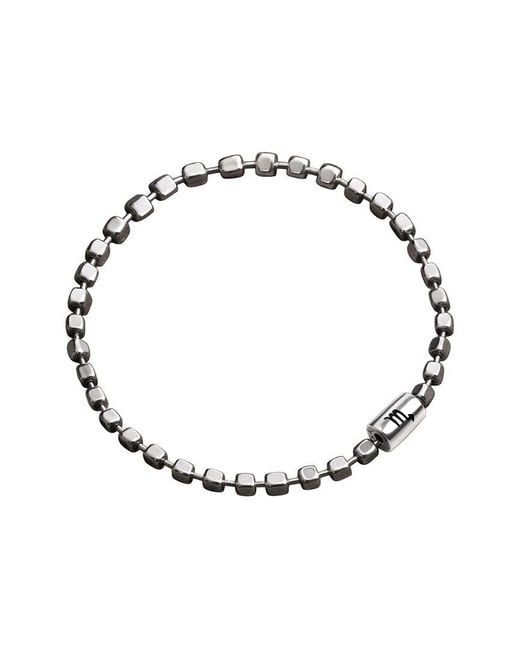 Karma and Luck Metallic Zodiac Plated Ball Chain Bracelet