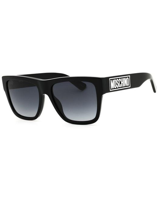 Moschino Black 57Mm Sunglasses for men