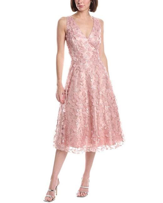 Eliza J Pink Sleeveless Embellished Mini Dress