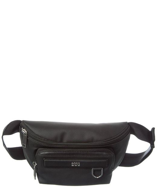 Boss Black Jinko Evo Leather Bumbag for men