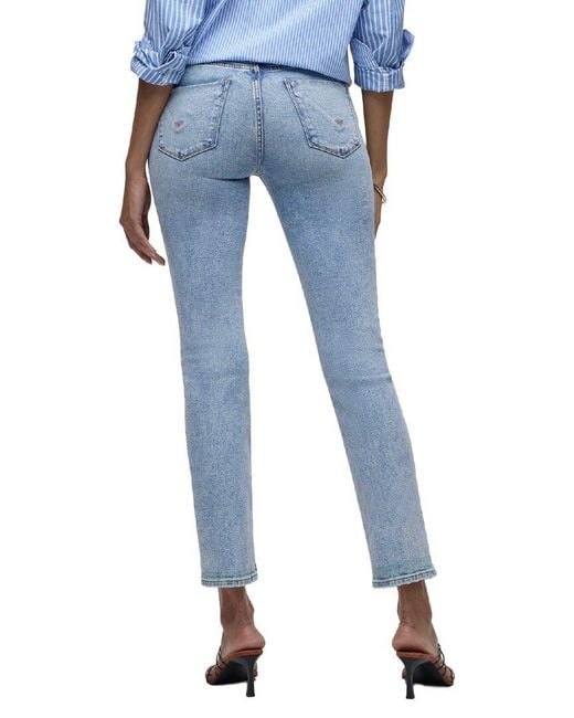 Hudson Blue Nico Mid-Rise Straight Ankle Jean