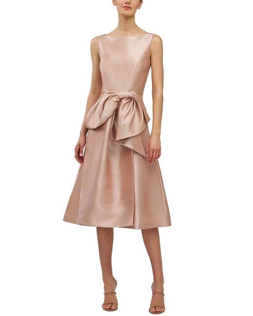 Kay Unger Pink Lillian Midi Dress