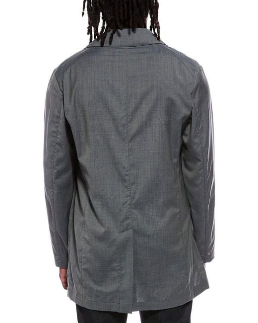 Canali Gray Wool Jacket for men