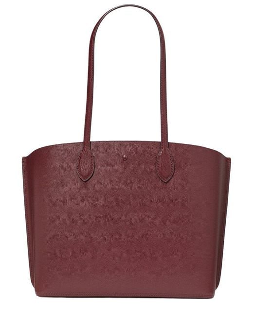 Kate Spade Red Suite Large Leather Work Tote