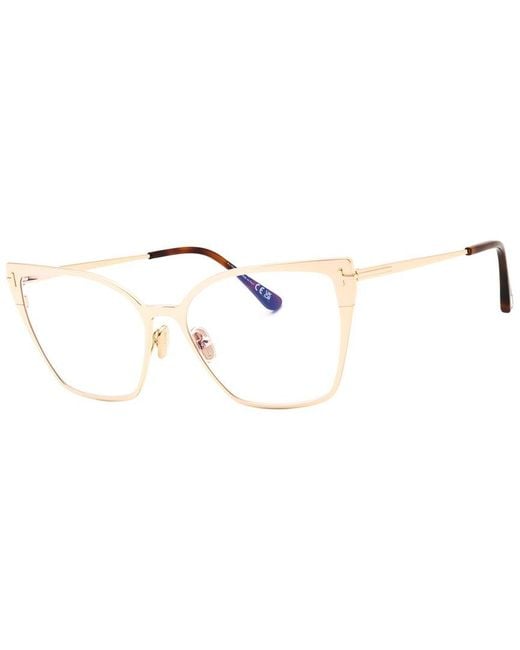 Tom Ford White 56Mm Optical Frames