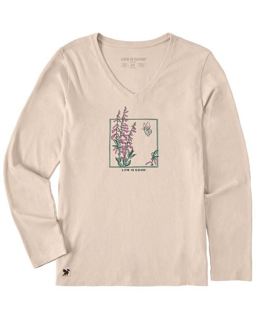 Life Is Good. Natural Crusher T-Shirt