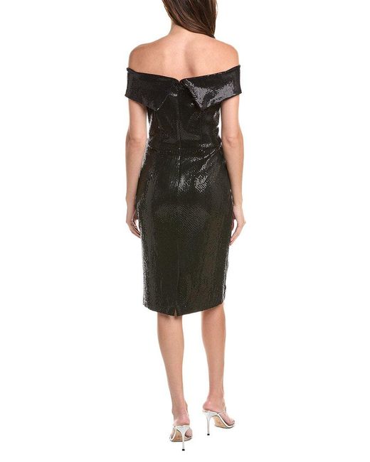 Issue New York Black Sequin Sheath Dress
