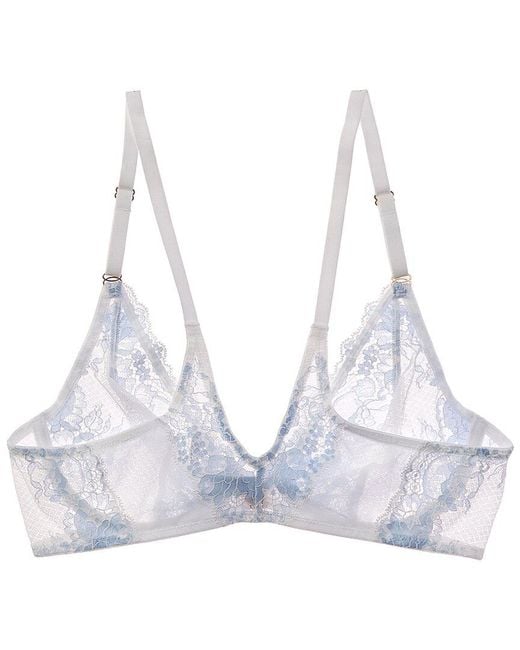 Skarlett Blue White Flaunt Front Close Underwire