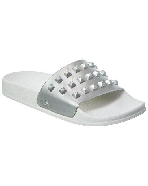 Carmen Sol Gray Franco Sandal