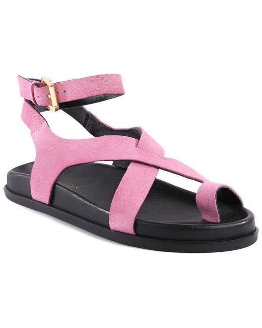 Seychelles Pink Fritz Leather Sandal