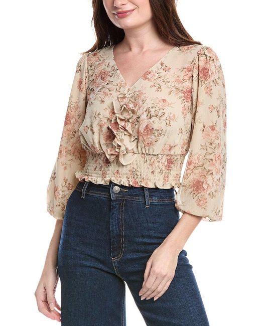 Walter Baker Blue Estefanie Top