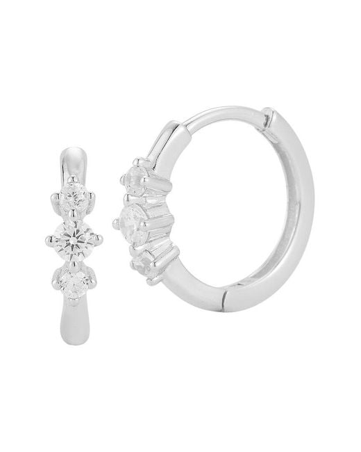 Glaze Jewelry White Cz Earrings