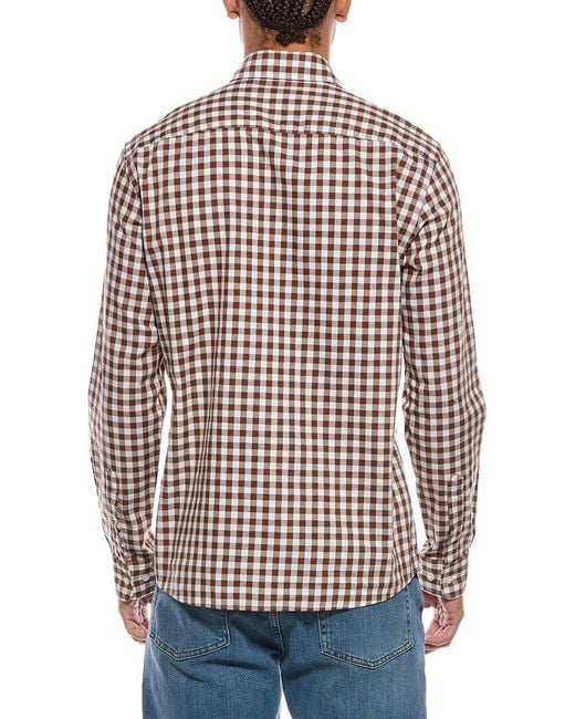 Boss White Roan Check Shirt for men
