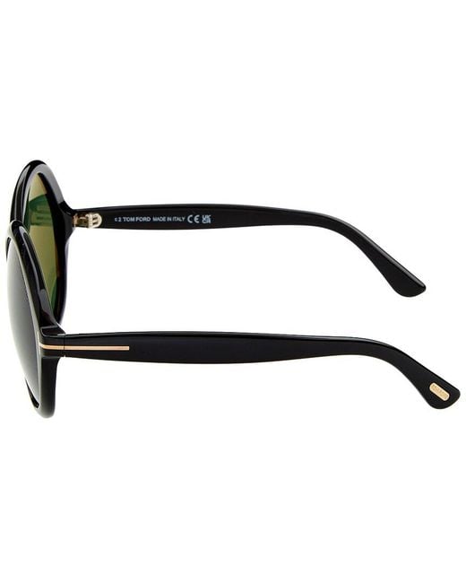 Tom Ford Green Annabelle 60Mm Sunglasses