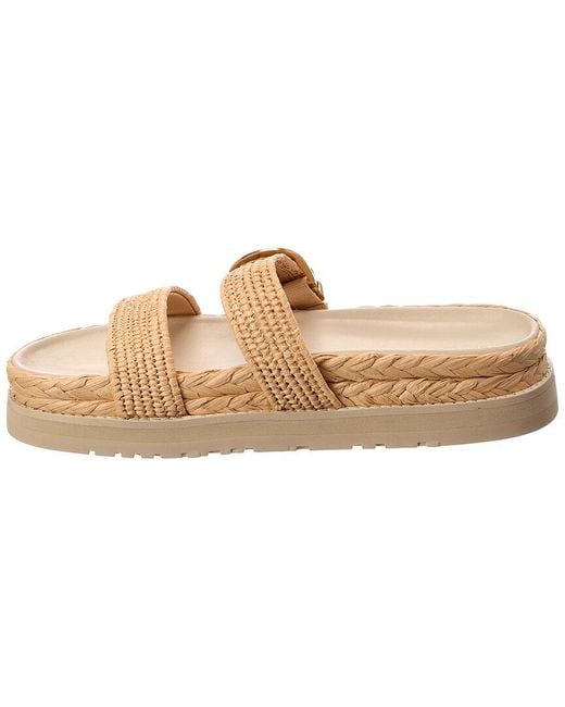 Jonathan Simkhai Natural Aida Raffia Buckle Sandal