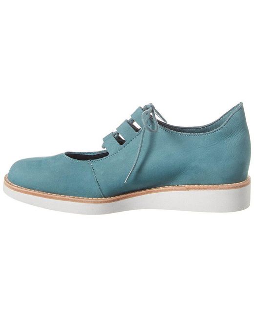 Arche Blue Danako Leather Flat