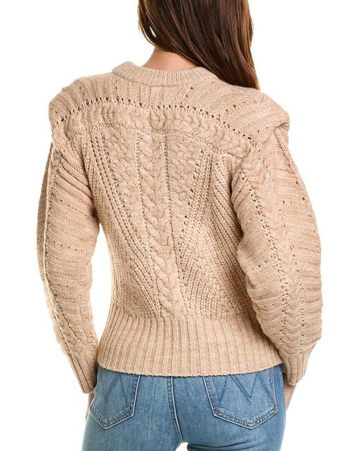 Astr Blue Tabitha Wool-Blend Sweater