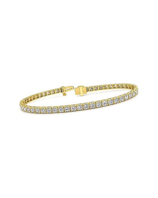 Lab Grown Diamonds White 14K 5.55 Ct. Tw. Lab-Grown Diamond Tennis Bracelet