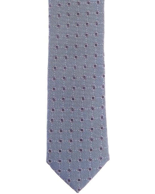 Boss Blue Silk-Blend Tie for men
