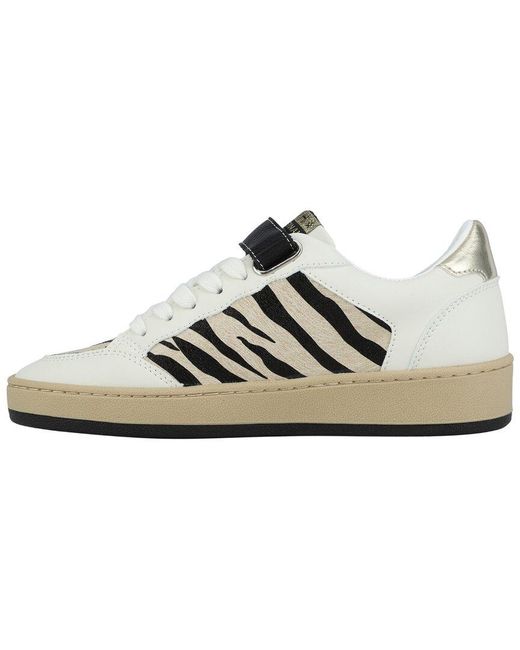 Vintage Havana White Next 11 Leather Sneaker