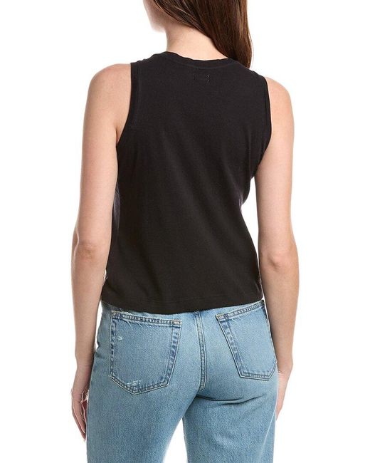 L'Agence Black Mikaela Tank Top
