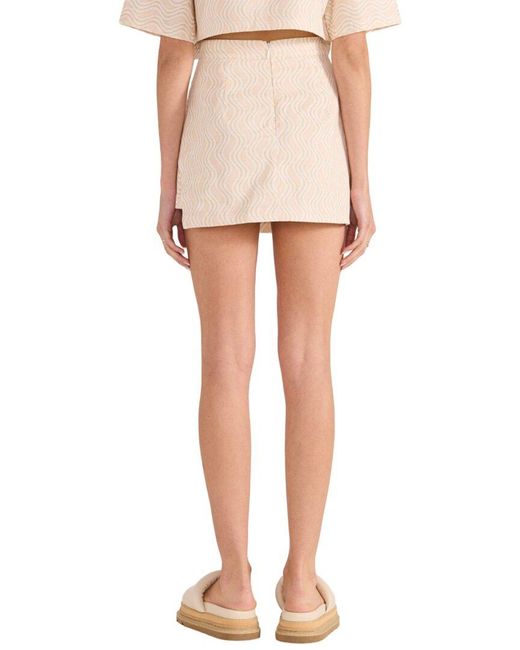 MINKPINK Natural Bonnie Skort