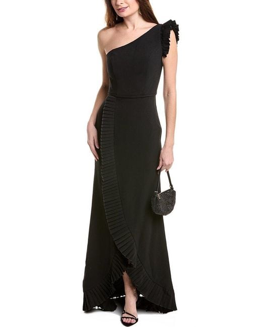 Jovani Black One-Shoulder Gown