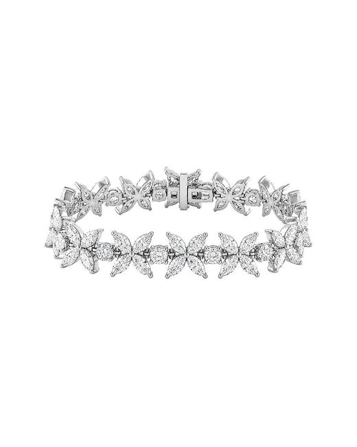Lab Grown Diamonds White 14K 14.50 Ct. Tw. Lab-Grown Diamond Fashion Bracelet