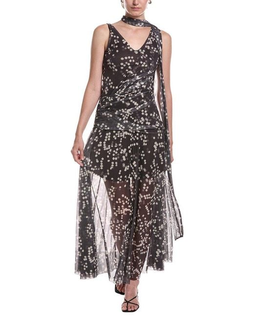 Moonsea Brown Maxi Dress