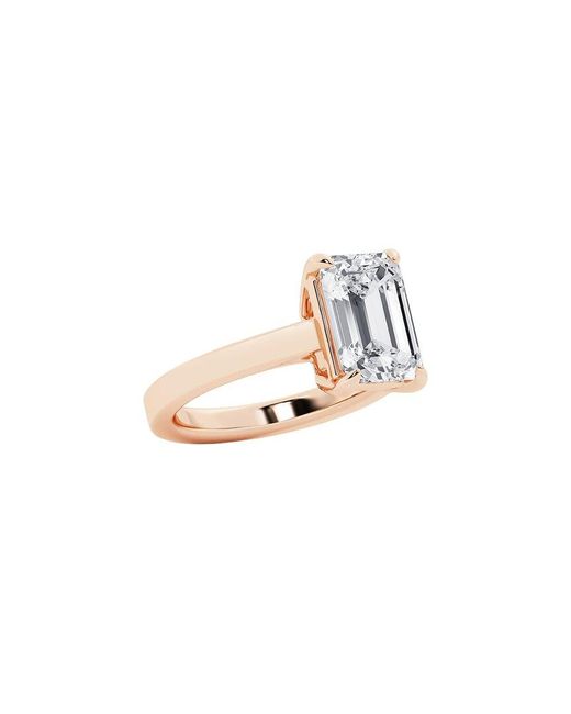 Lab Grown Diamonds White 14K 4.00 Ct. Tw. Lab-Grown Diamond Solitaire Engagement Ring