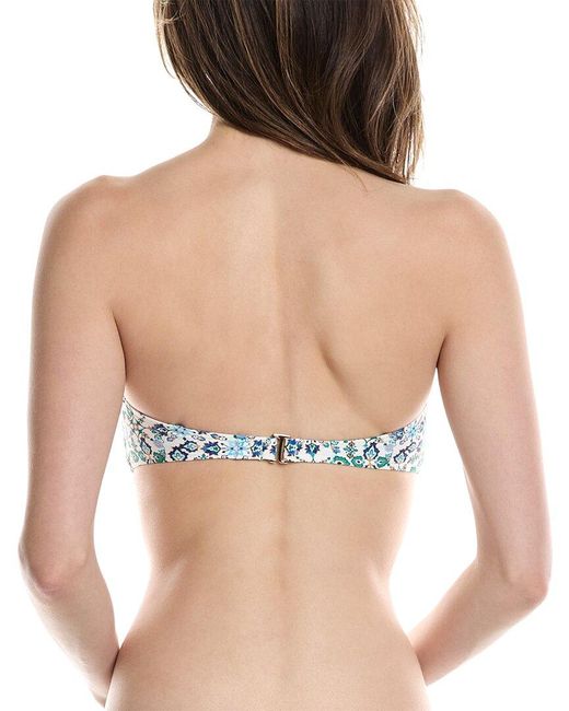 Monte and Lou Blue Monte & Lou Charmed Bandeau Top