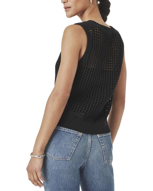 Splendid Black Camellia Tank