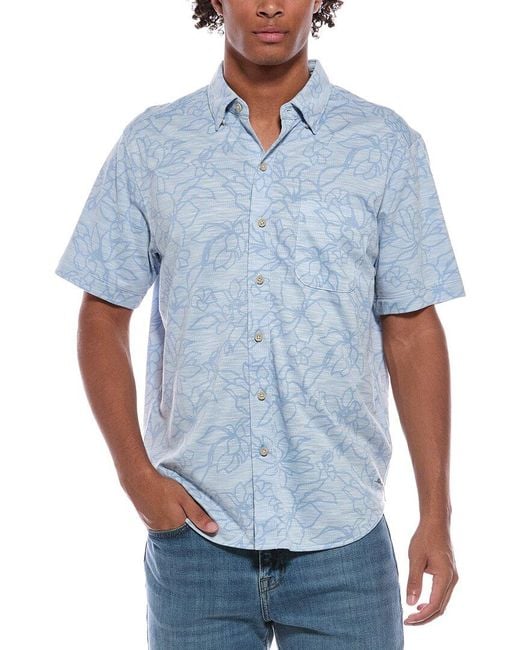 Tommy Bahama Blue San Lucio Tides Flora Shirt for men