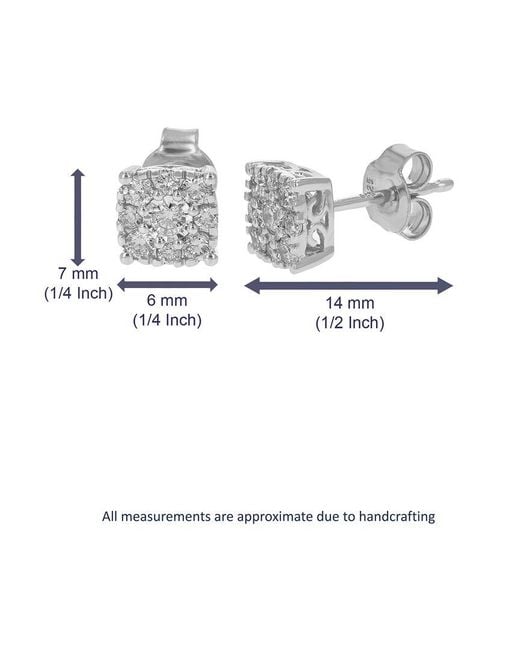 Amairah White 14K 0.50 Ct. Tw. Lab-Grown Diamond Studs