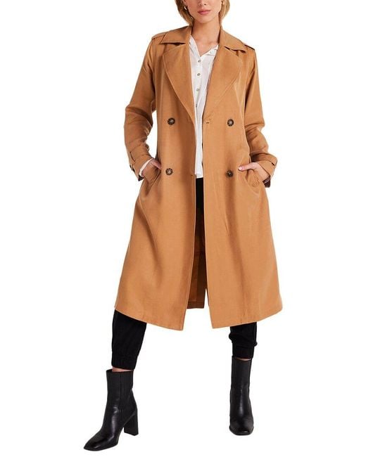 Bella Dahl Natural Trench Coat