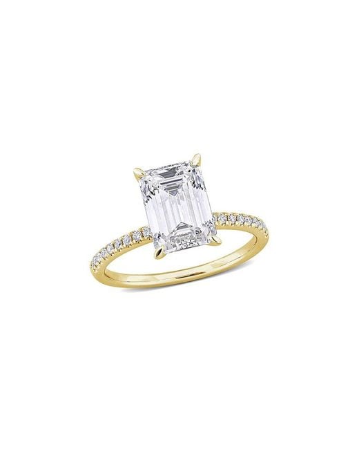 Lab Grown Diamonds White Created Forever 14K 3.11 Ct. Tw. Lab-Grown Diamond Solitaire Ring