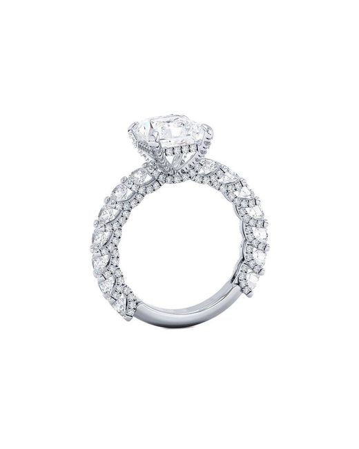 Lab Grown Diamonds White 14K 4.00 Ct. Tw. Lab-Grown Diamond Ring