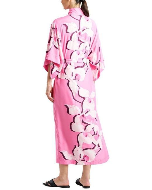 Natori Pink Orchida Robe