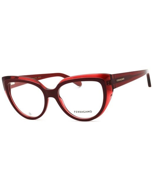 Ferragamo Brown Sf2984 53Mm Optical Frames
