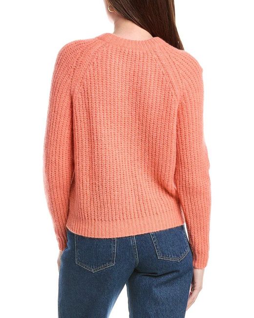 Peserico Orange Alpaca & Wool-Blend Sweater