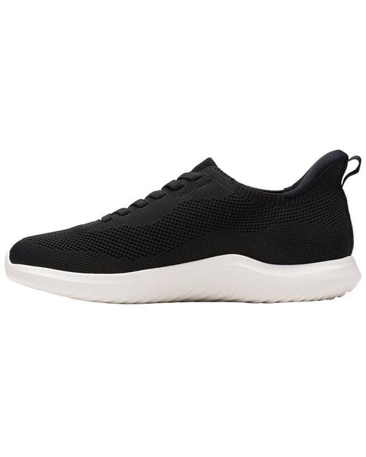 Clarks Black Nova Lace-Up Shoe