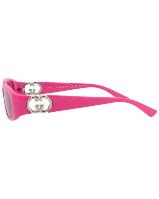 Gucci Pink Gg1661S 54Mm Sunglasses